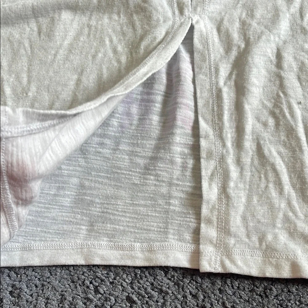 Justice White and Purple Top Casual Comfort